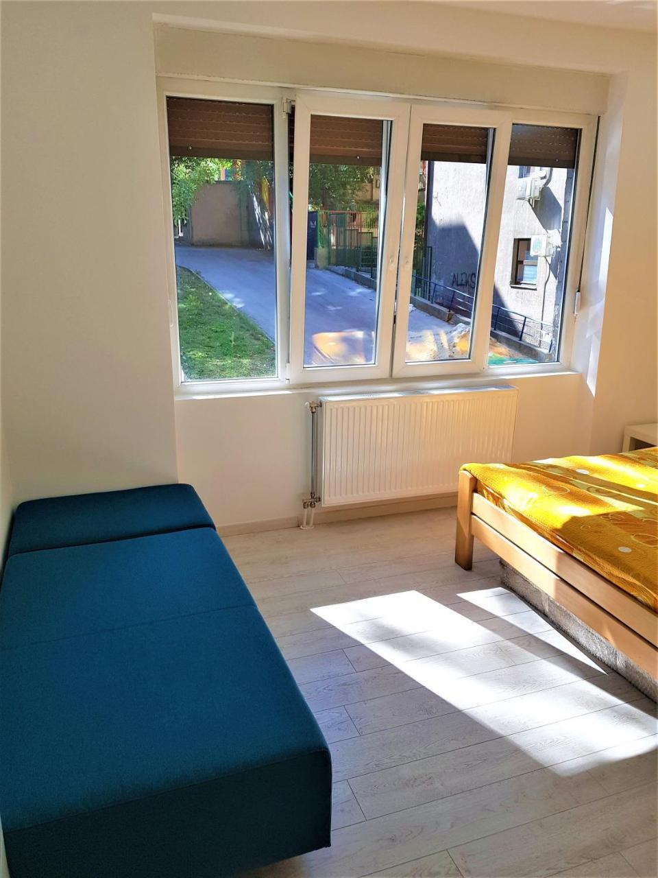 Asya Blue Apartment Belgrado Buitenkant foto