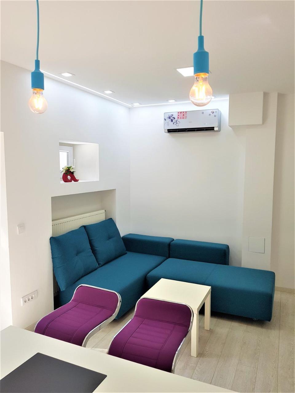 Asya Blue Apartment Belgrado Buitenkant foto