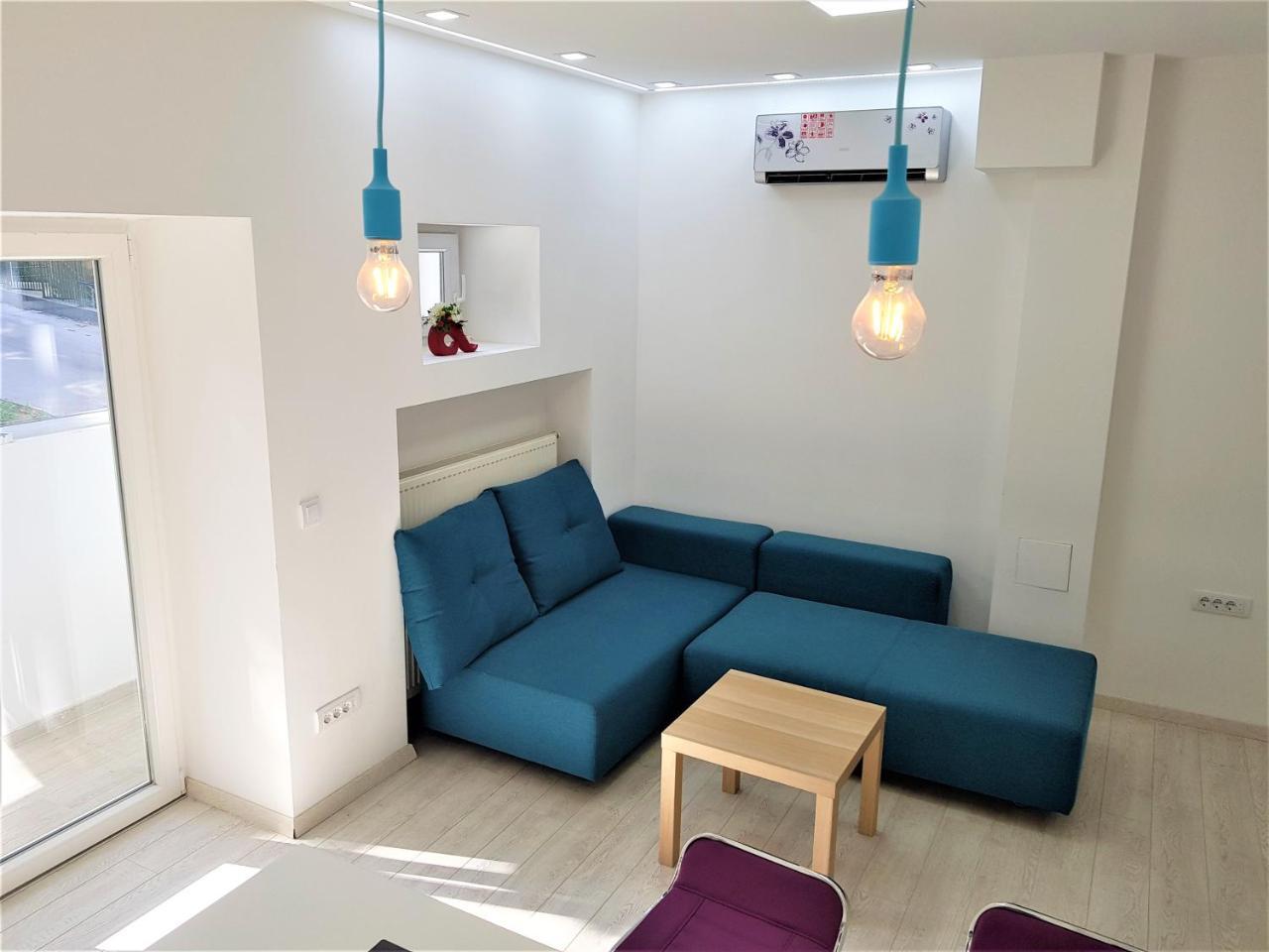 Asya Blue Apartment Belgrado Buitenkant foto