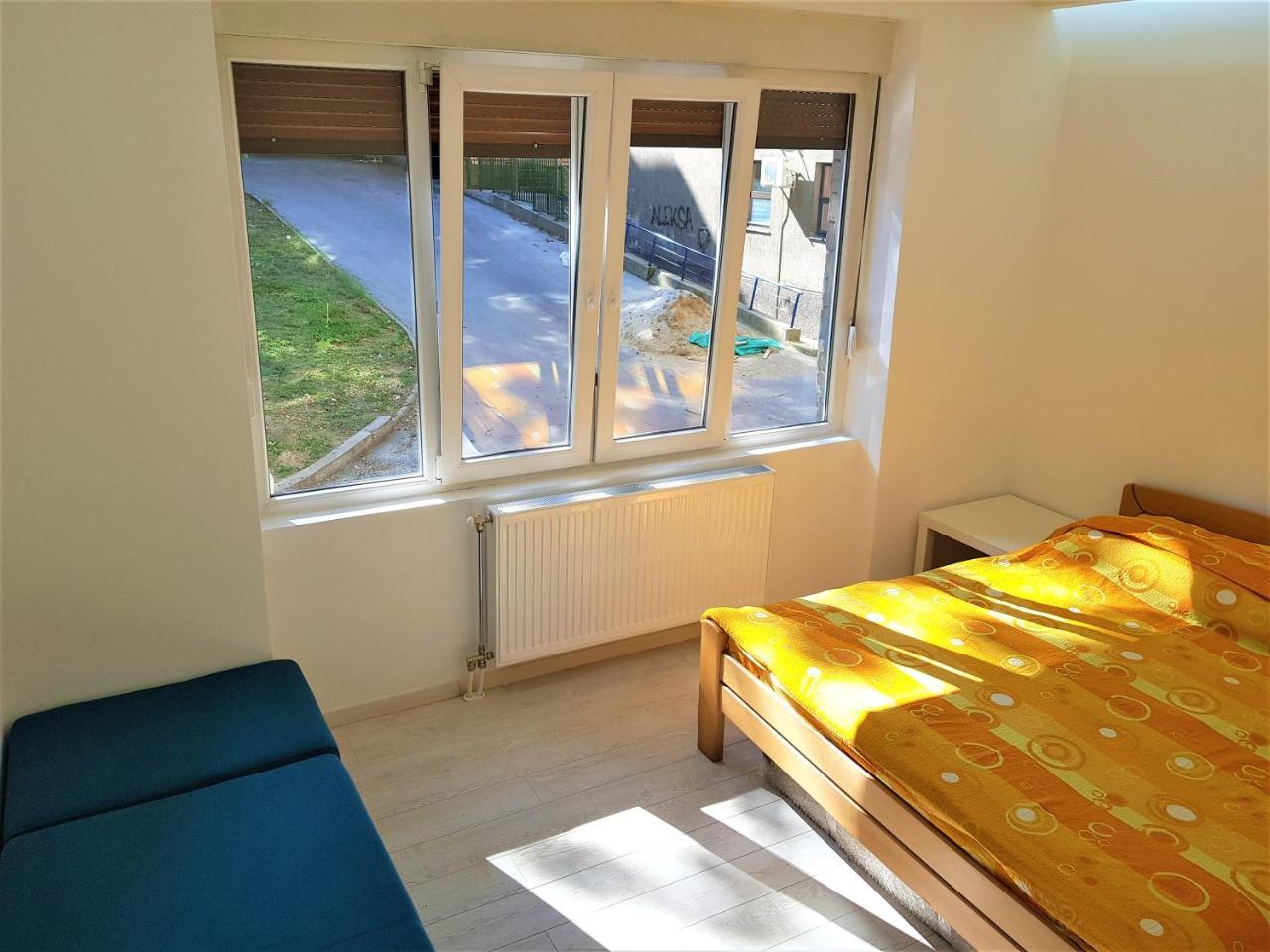 Asya Blue Apartment Belgrado Buitenkant foto